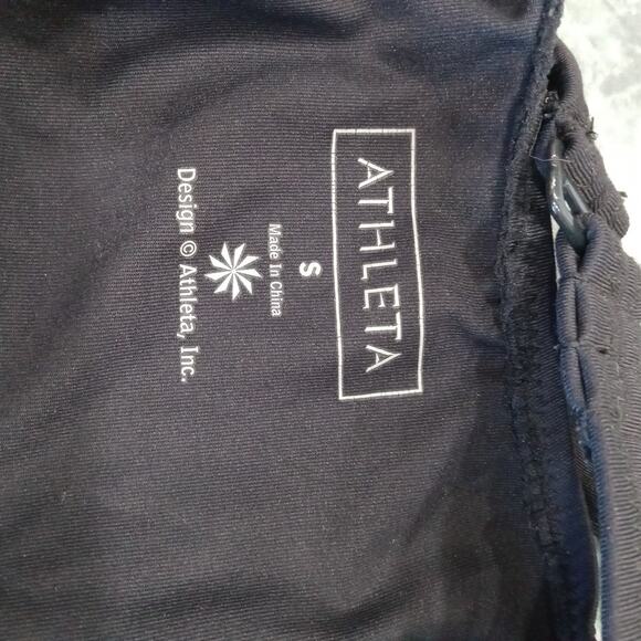 ATHLETA Women’s Black HELENA Swim Beach Dress Halter A-Line Size S Swimming - Picture 12 of 13